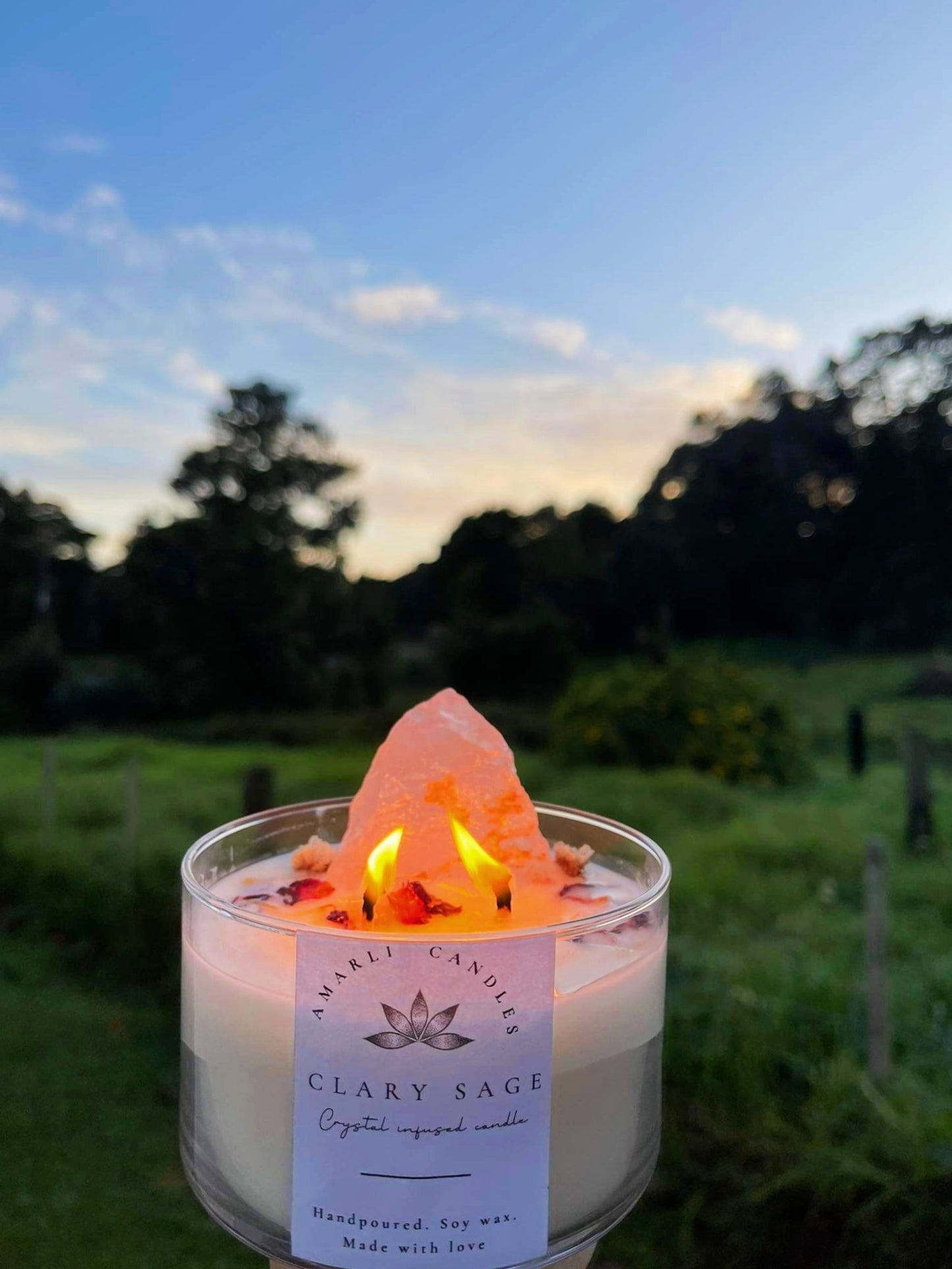 Crystal candle