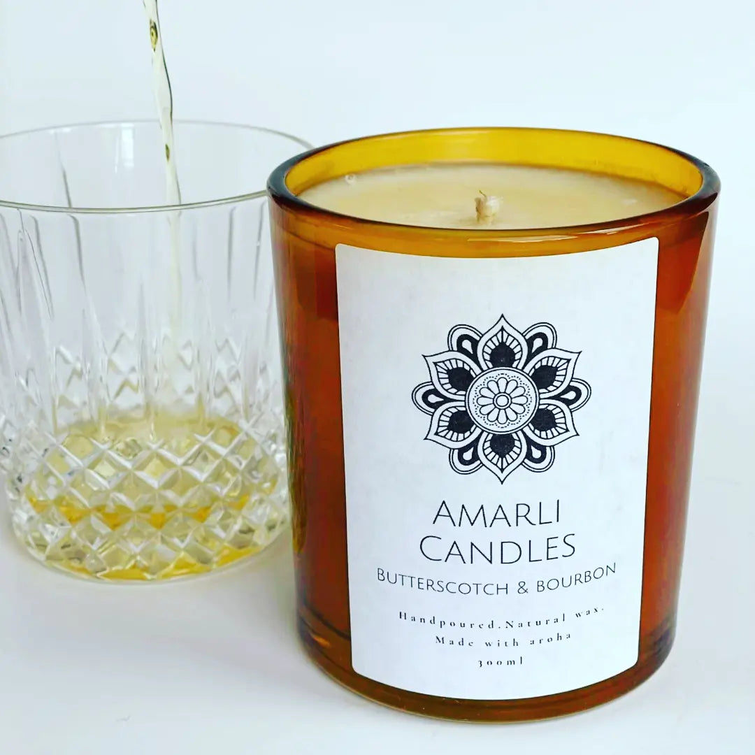 Amber candle